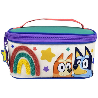 rainbow bluey toiletry bag