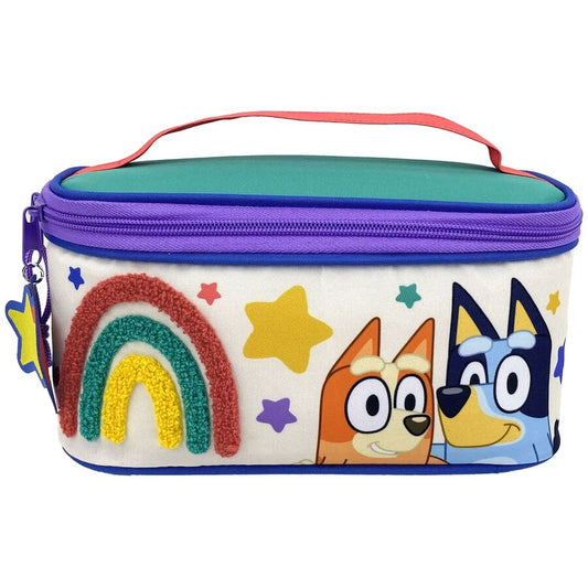 rainbow bluey toiletry bag