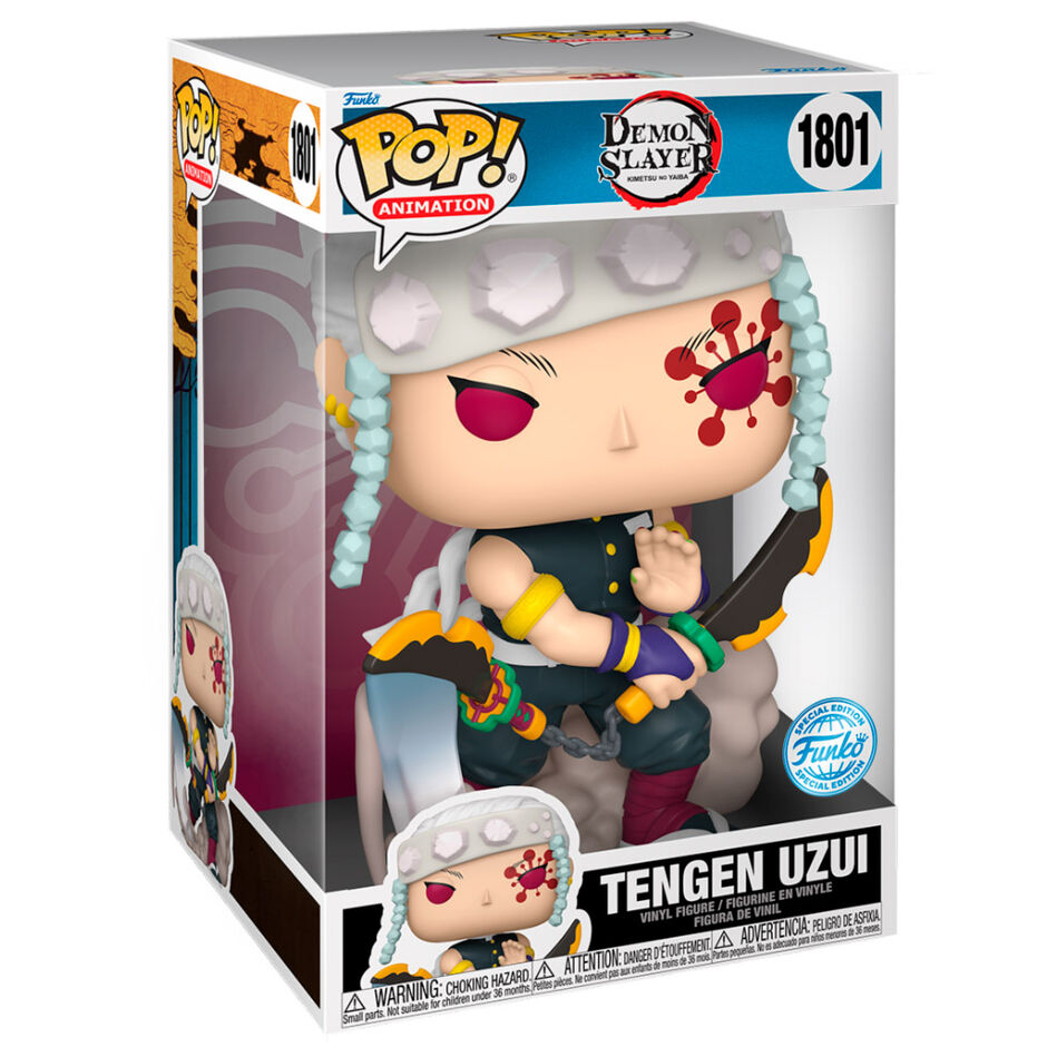 pop figure demon slayer kimetsu no yaiba tengen uzui 25cm