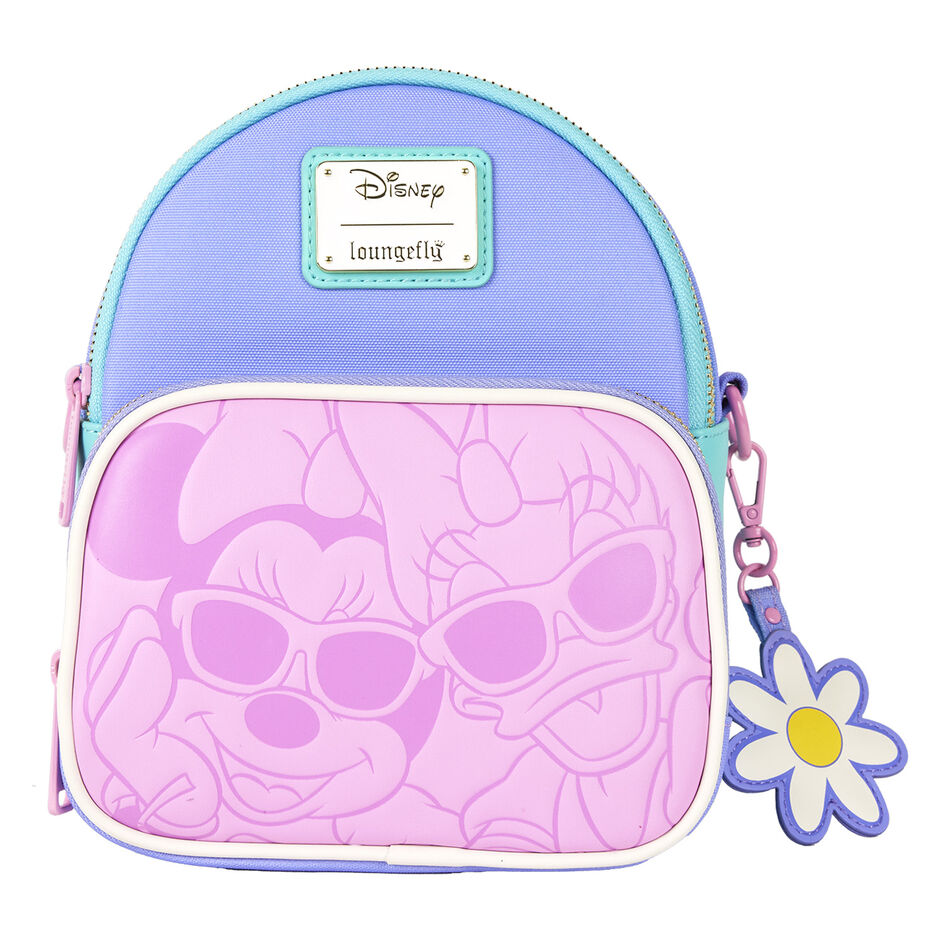 daisy & minnie disney loungefly backpack bag 21cm
