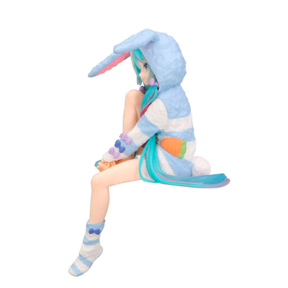 Figure Noodle Stopper Hatsune Miku Rabbit Ear Hood Pajama Hatsune Miku 14cm