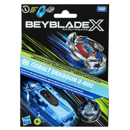 Premium Set Launcher with String and Top Cobalt Dragoon 2 60C Beyblade X