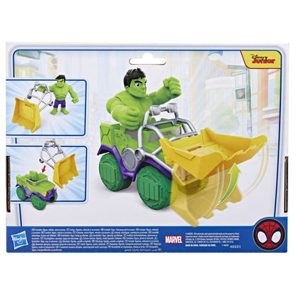 Set di camion da demolizione + personaggio Hulk Spidey e i suoi fantastici amici Marvel