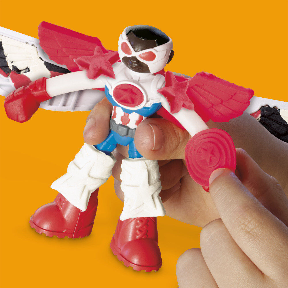 Cortador de motocicletas de plastilina de Marvel Capitán América Marvel