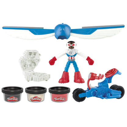 Cortador de motocicletas de plastilina de Marvel Capitán América Marvel