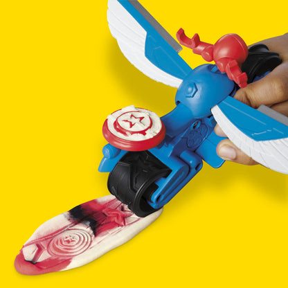 Cortador de motocicletas de plastilina de Marvel Capitán América Marvel
