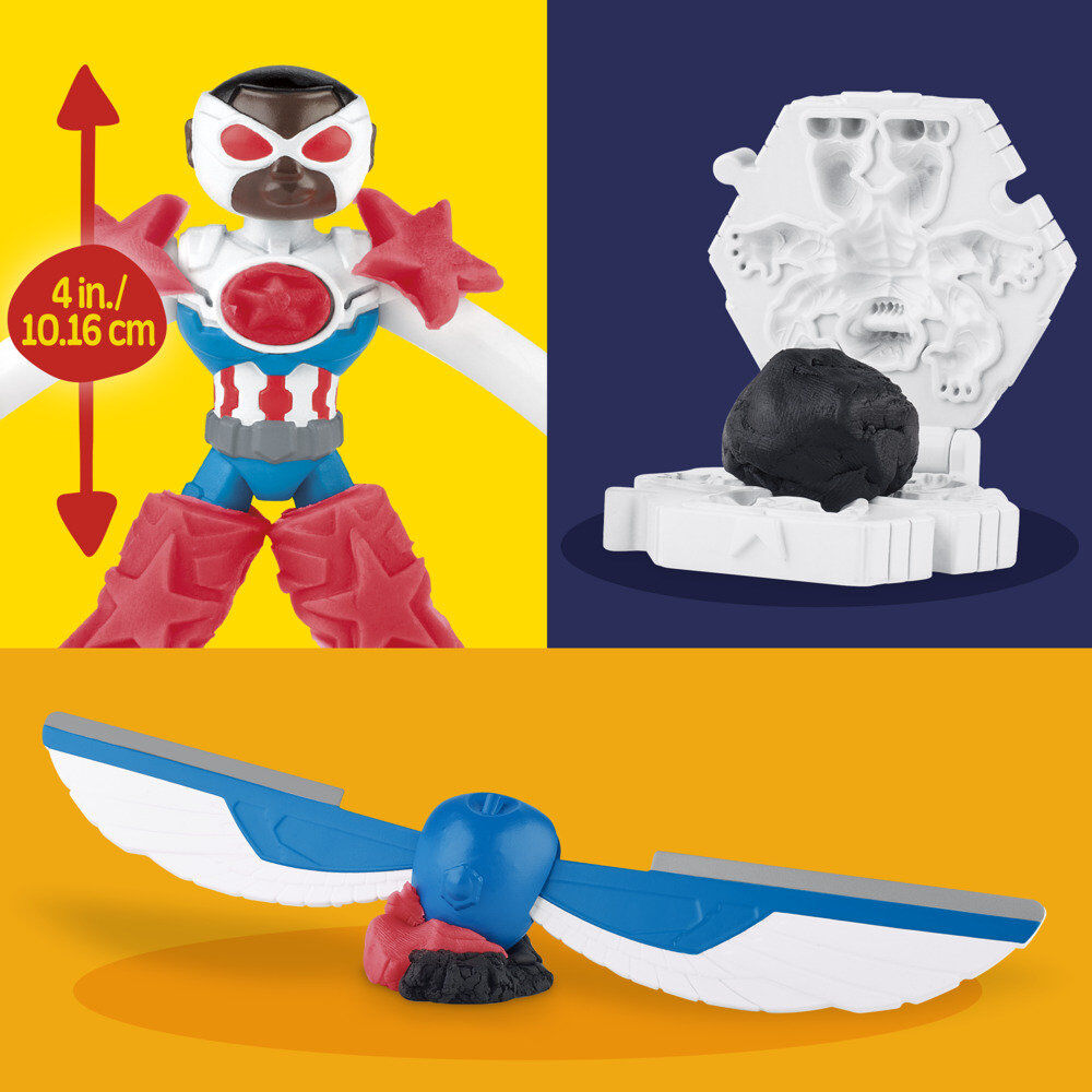 Cortador de motocicletas de plastilina de Marvel Capitán América Marvel