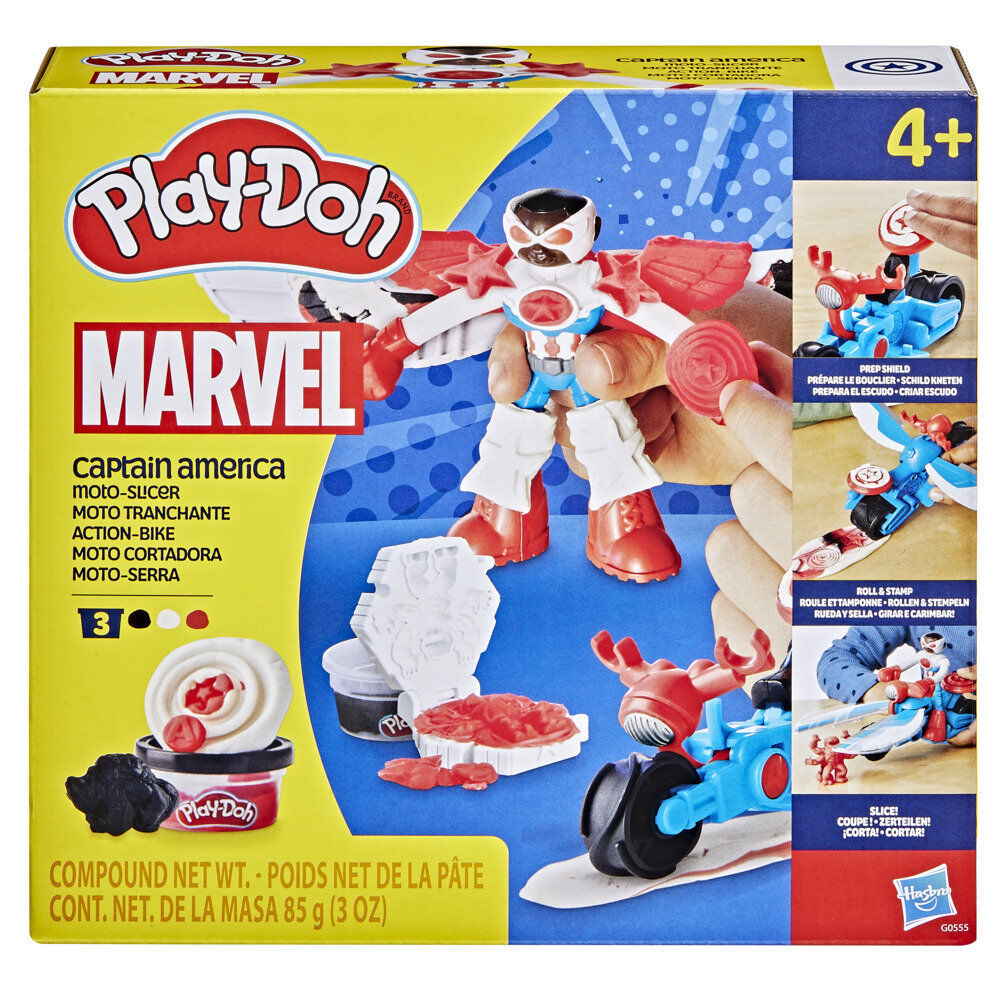 Cortador de motocicletas de plastilina de Marvel Capitán América Marvel