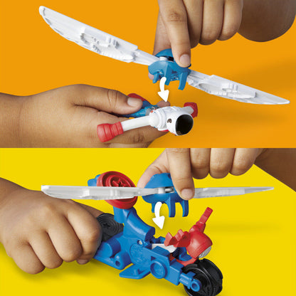 Cortador de motocicletas de plastilina de Marvel Capitán América Marvel