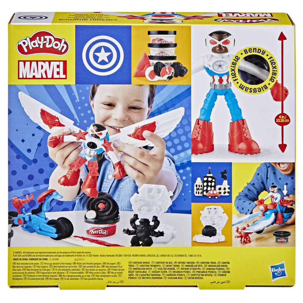 Cortador de motocicletas de plastilina de Marvel Capitán América Marvel