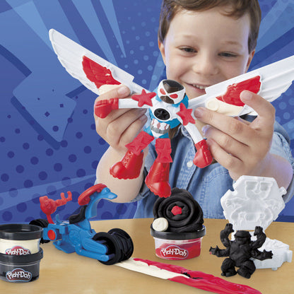 Cortador de motocicletas de plastilina de Marvel Capitán América Marvel