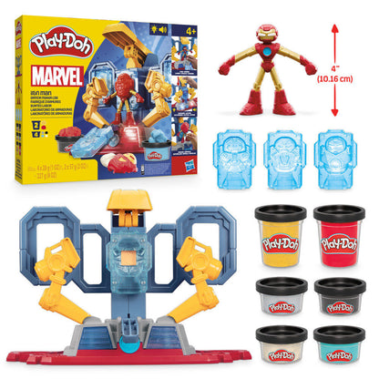 iron man marvel play doh armor lab