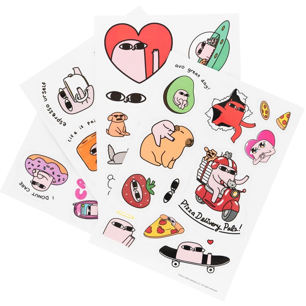 ketnipz reusable sticker set