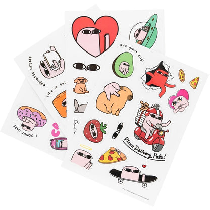 ketnipz reusable sticker set