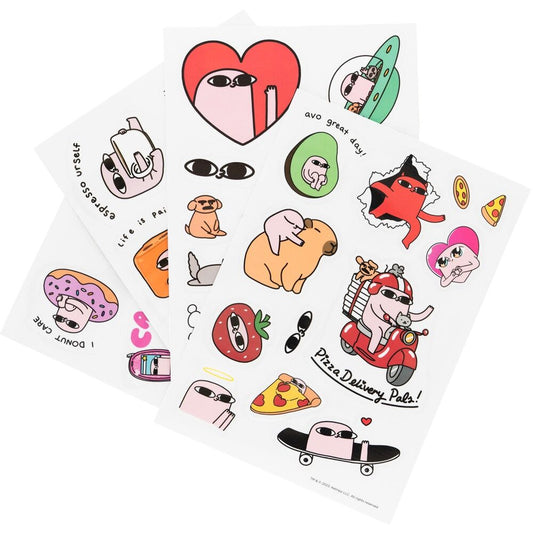 ketnipz reusable sticker set
