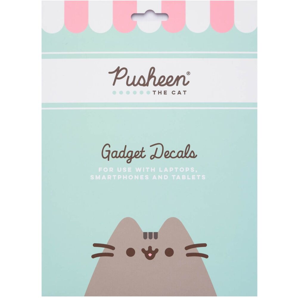 pusheen reusable sticker set
