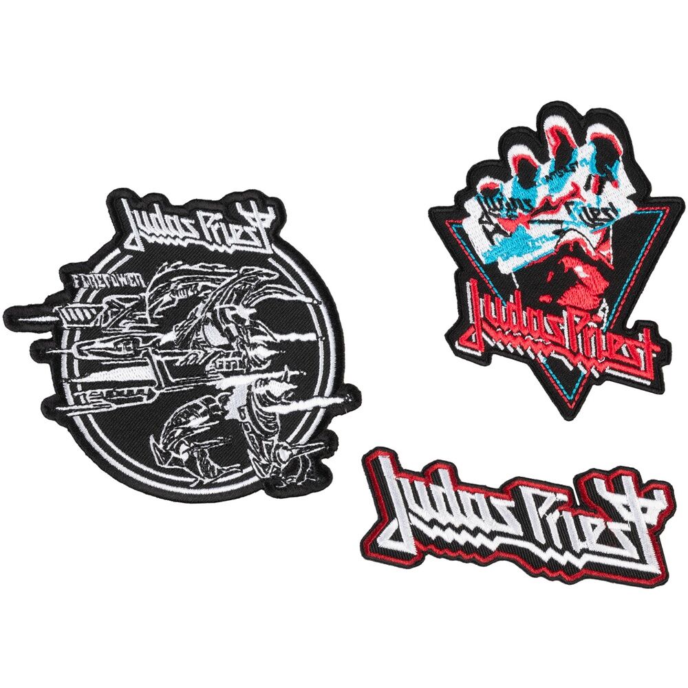 set of 3 judas priest patches