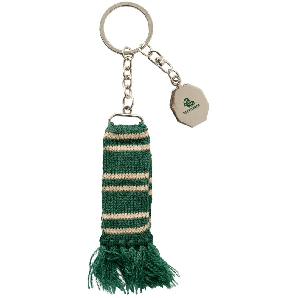 harry potter slytherin scarf keychain