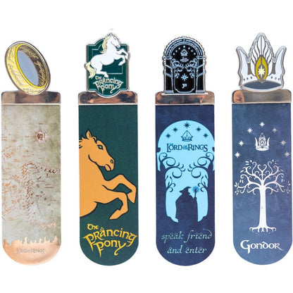 set of 4 lord of the rings bookmarks