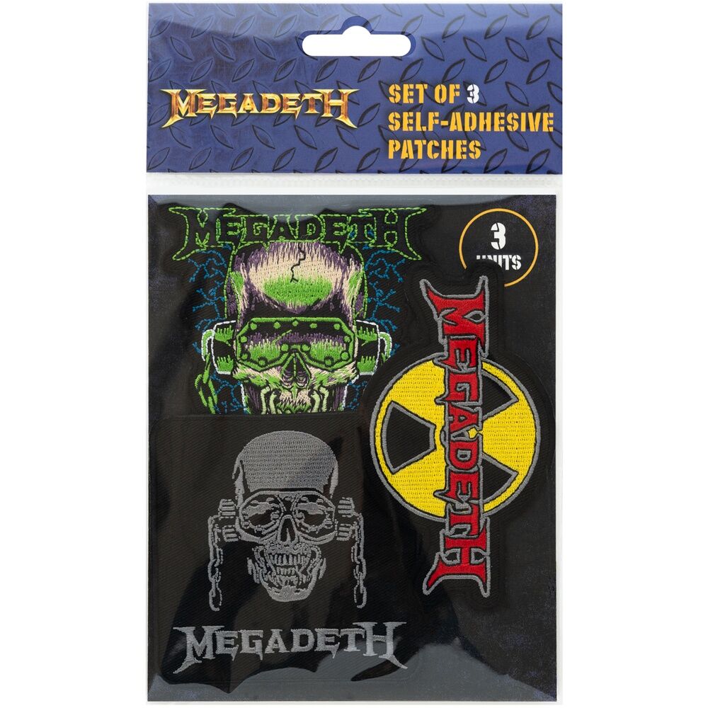 Conjunto de patches Megadeth 3