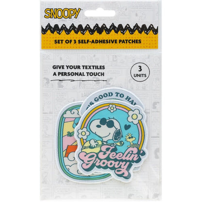 Set mit 3 Snoopy Aufnähern