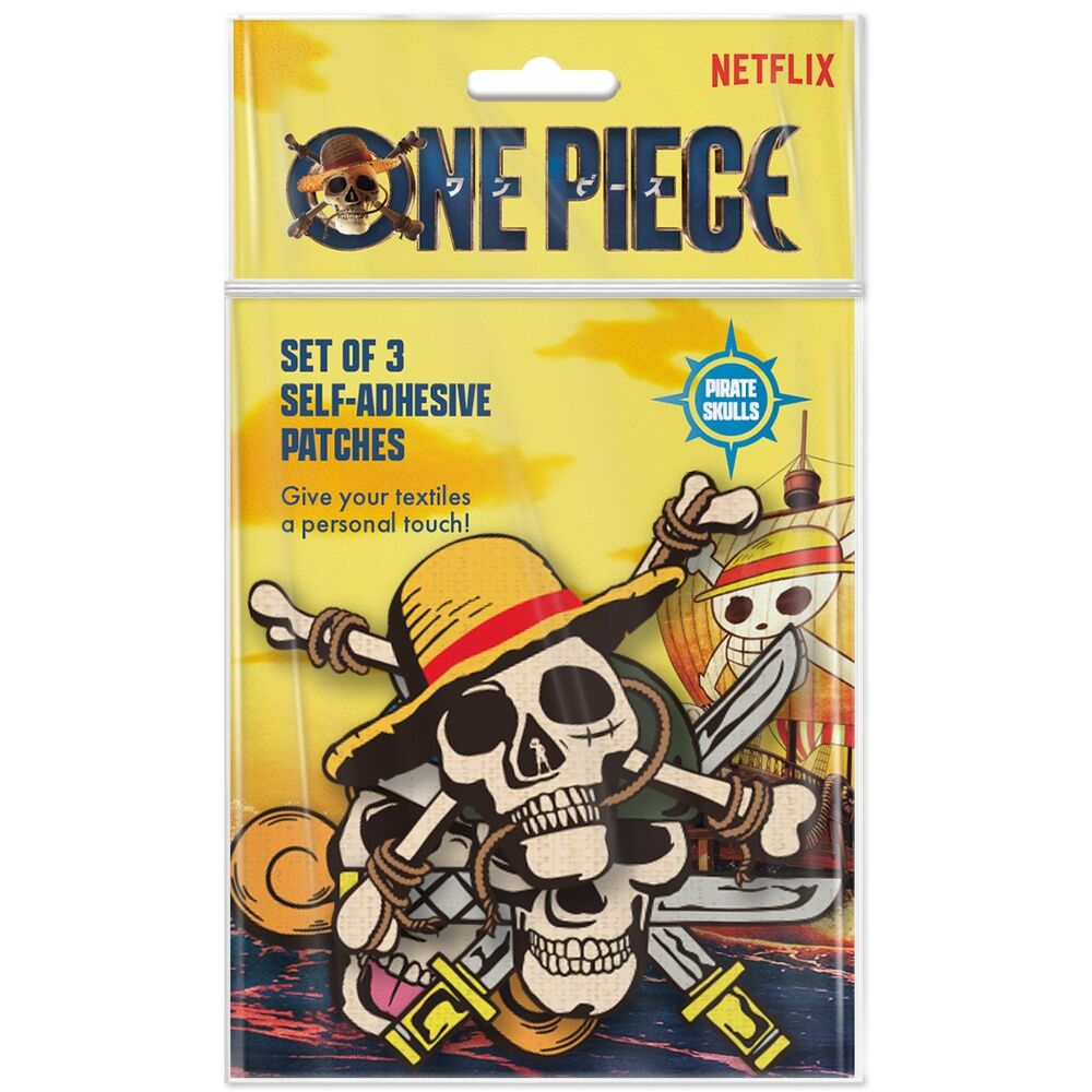 Set di 3 toppe di One Piece