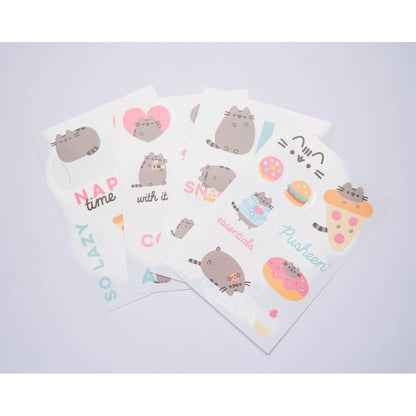 Ensemble d'autocollants réutilisables Pusheen