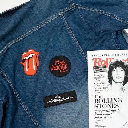 Set mit 3 Rolling Stones Aufnähern