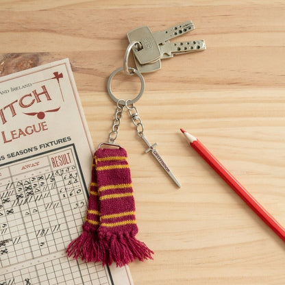 Harry Potter Gryffindor Scarf Keychain
