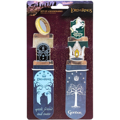 Set mit 4 Herr der Ringe Lesezeichen