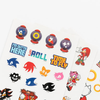 Sonic the Hedgehog wiederverwendbares Aufkleber Set