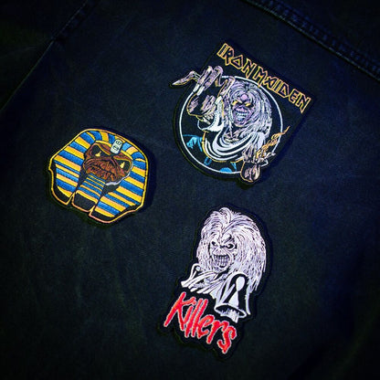 Lot de 3 écussons Iron Maiden