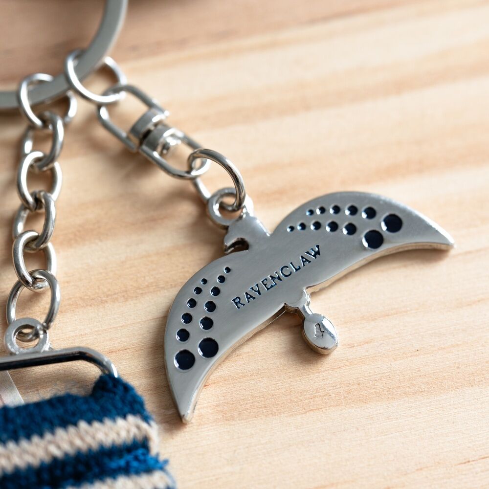 chaveiro de cachecol da Corvinal de Harry Potter