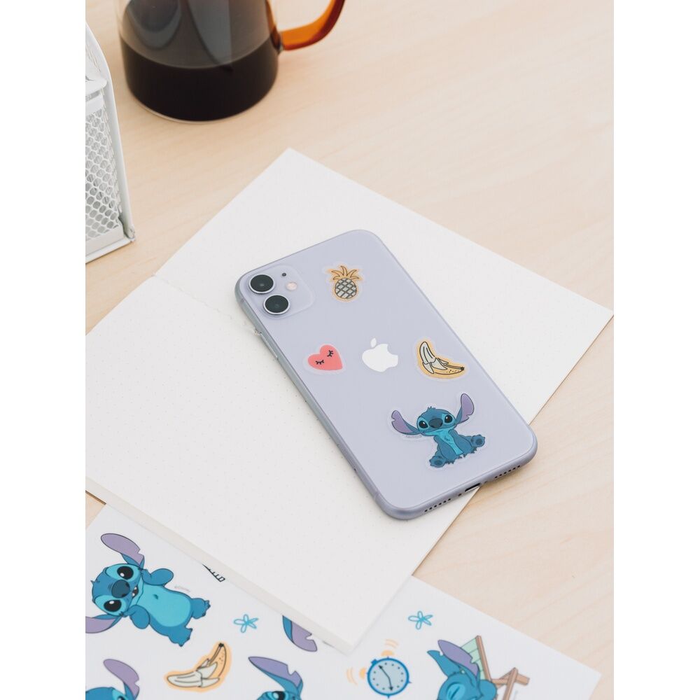 Wiederverwendbares Stitch Disney Aufkleber Set