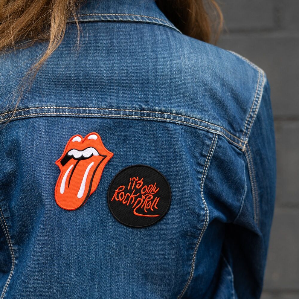 Set mit 3 Rolling Stones Aufnähern