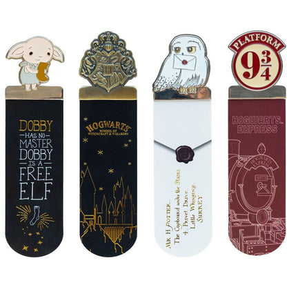 Blister of 4 Harry Potter bookmarks