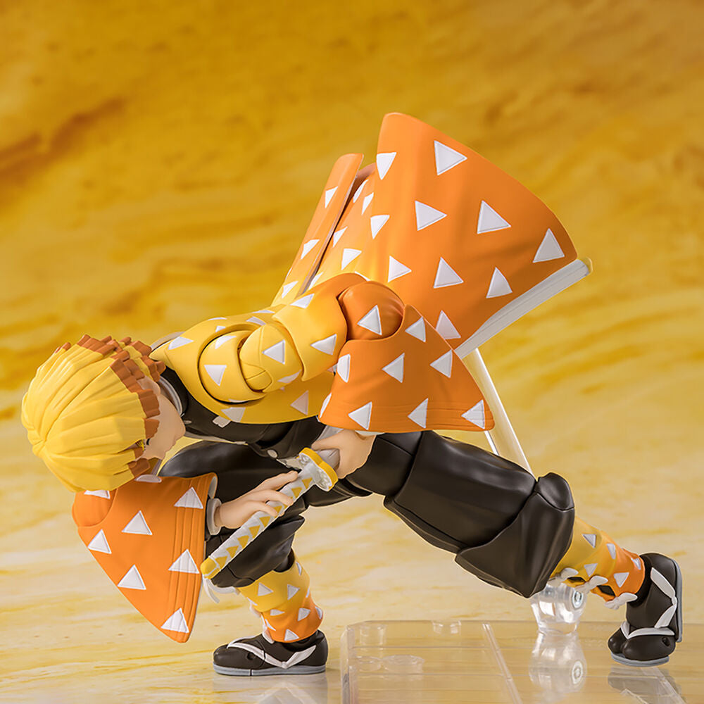 Figure S.H. Figuarts Zenitsu Agatsuma Demon Slayer Kimetsu no Yaiba 14cm