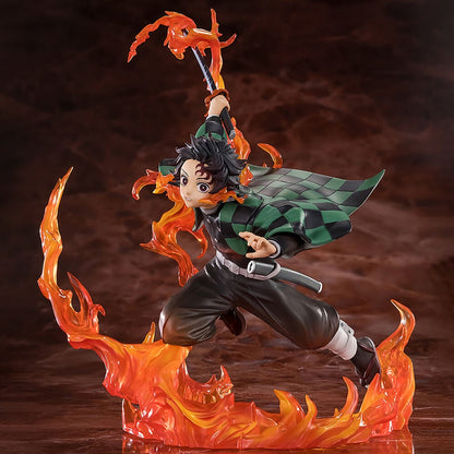 Figura Tanjiro Kamado Kyojuro Rengokus Sword Guard Demon Slayer Kimetsu no Yaiba 19 5cm