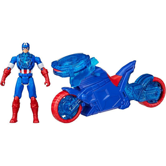 Shield Launcher Motorcycle + Captain America Figure The Avengers Marvel
