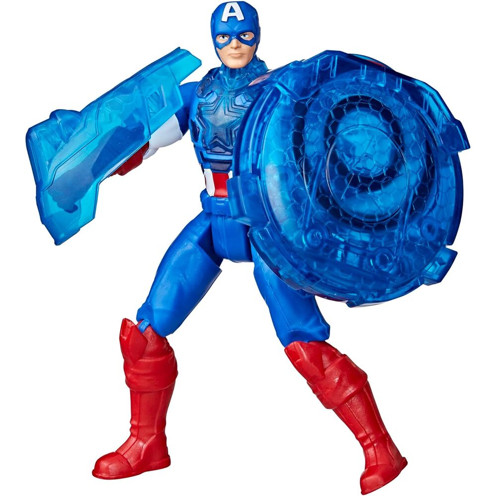 Motocykl z wyrzutnią tarcz + figurka Kapitana Ameryki Avengers Marvel