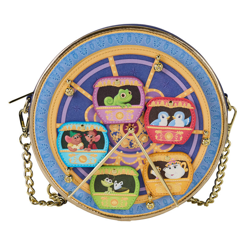 loungefly disney princesses caorusel shoulder bag