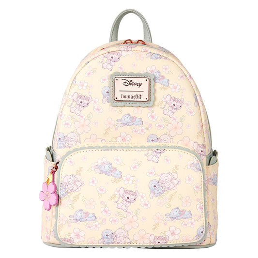 cherry blossom stitch disney loungefly backpack 26cm