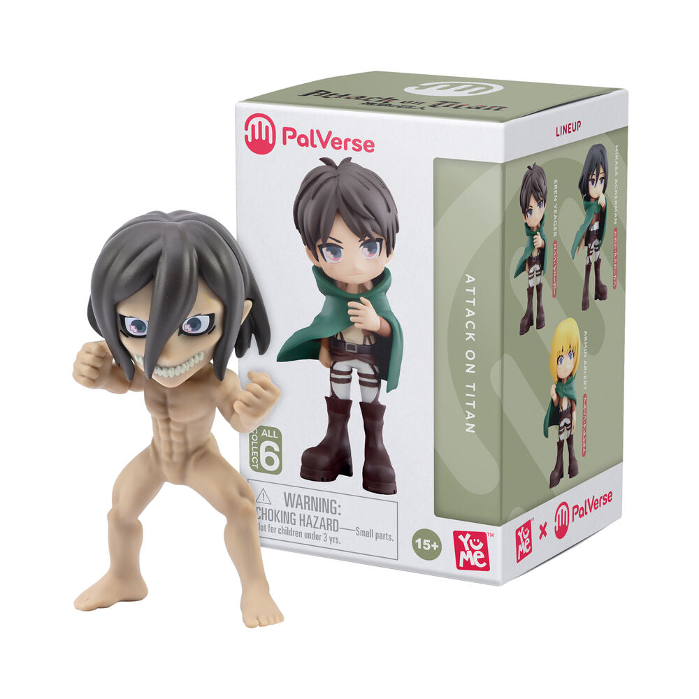 Überraschungsfigur Attack on Titan 9 cm verschiedene Größen