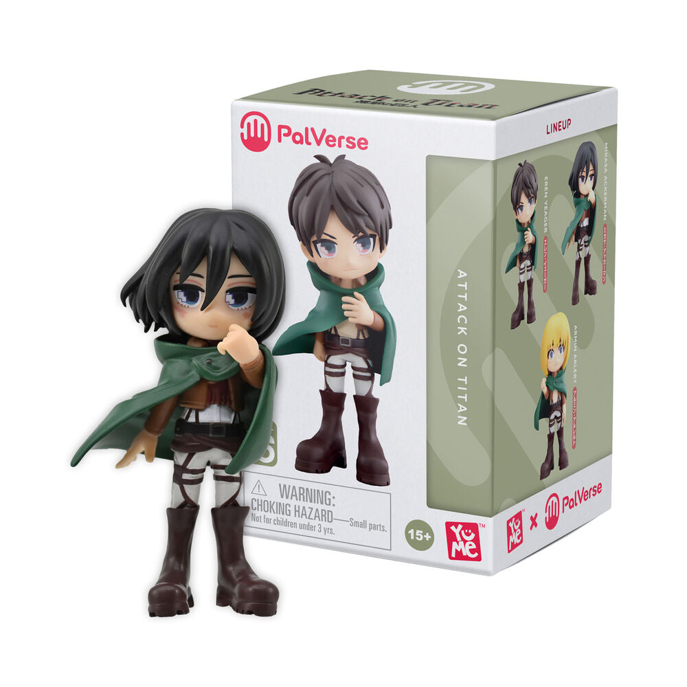 Überraschungsfigur Attack on Titan 9 cm verschiedene Größen