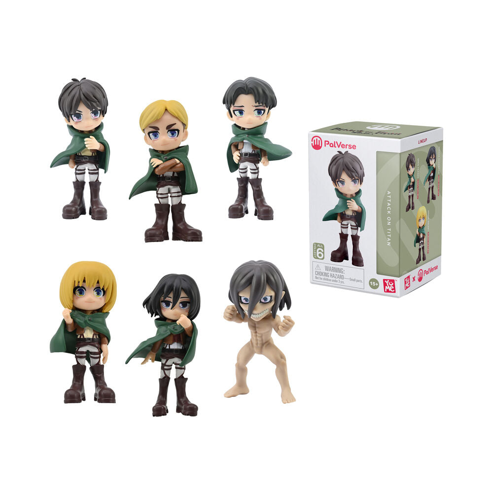 surprise attack on titan figure 9cm assorted