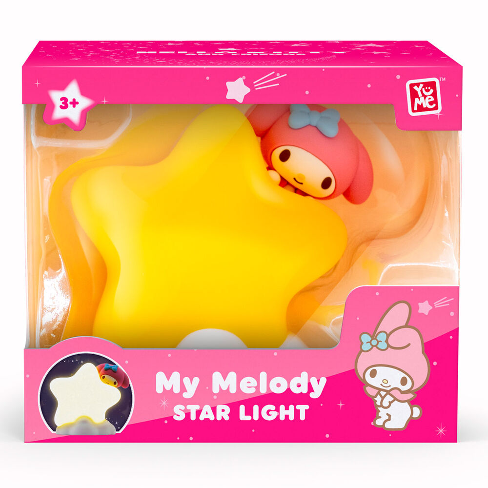 Boneco iluminado Hello Kitty e Amigos em formato de estrela (Sortido)