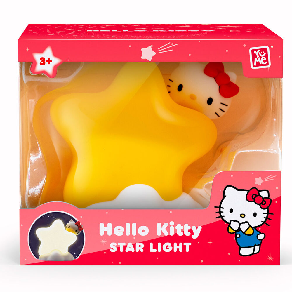 Boneco iluminado Hello Kitty e Amigos em formato de estrela (Sortido)