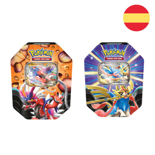 summer pokemon cards tin (spanish assortment)