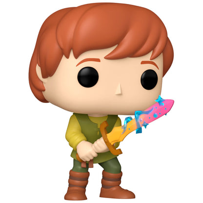 disney pop figure the black cauldron taran with sword