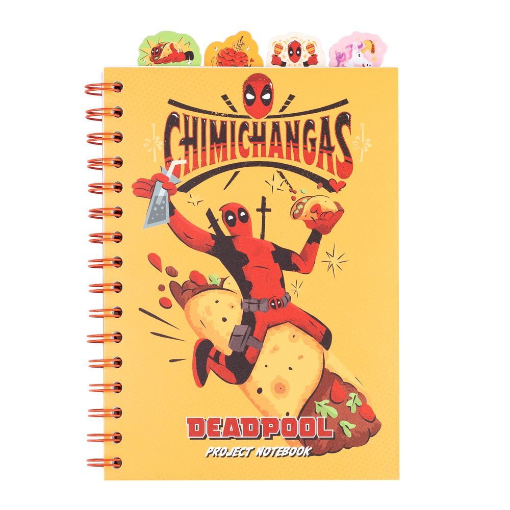 a5 notebook deadpool marvel
